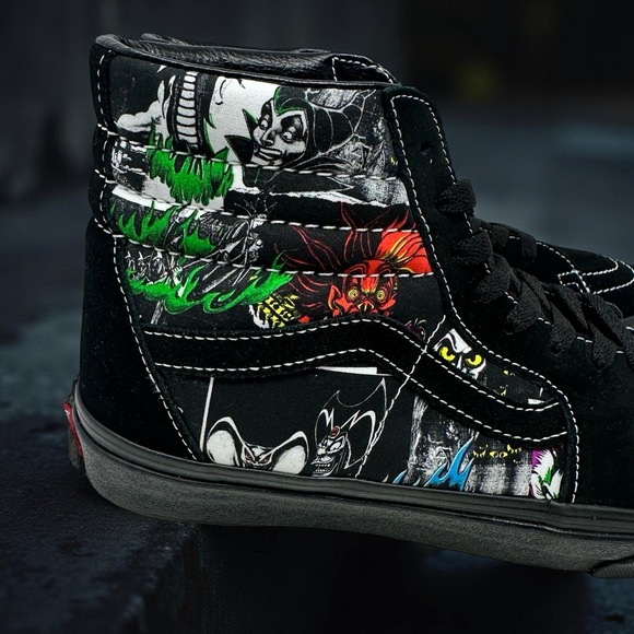 Disney x Vans SK8-Hi 100 Villains Sneakers Shoes Limited Edition M 6.5, W 8.0 - Picture 10 of 14